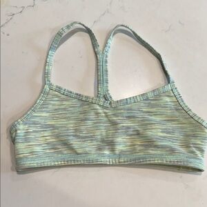 Ivivva Green and Gray Sports Bra